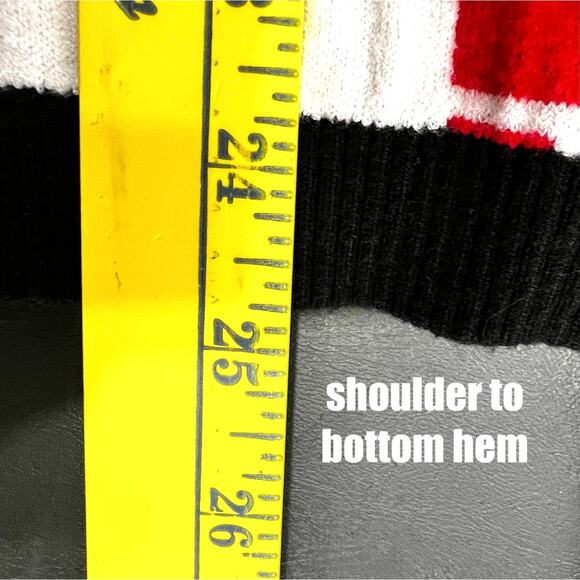 Christmas Vest Women's L Holiday Party Ugly Sweater Colorful Novelty Vintage - Picture 6 of 6